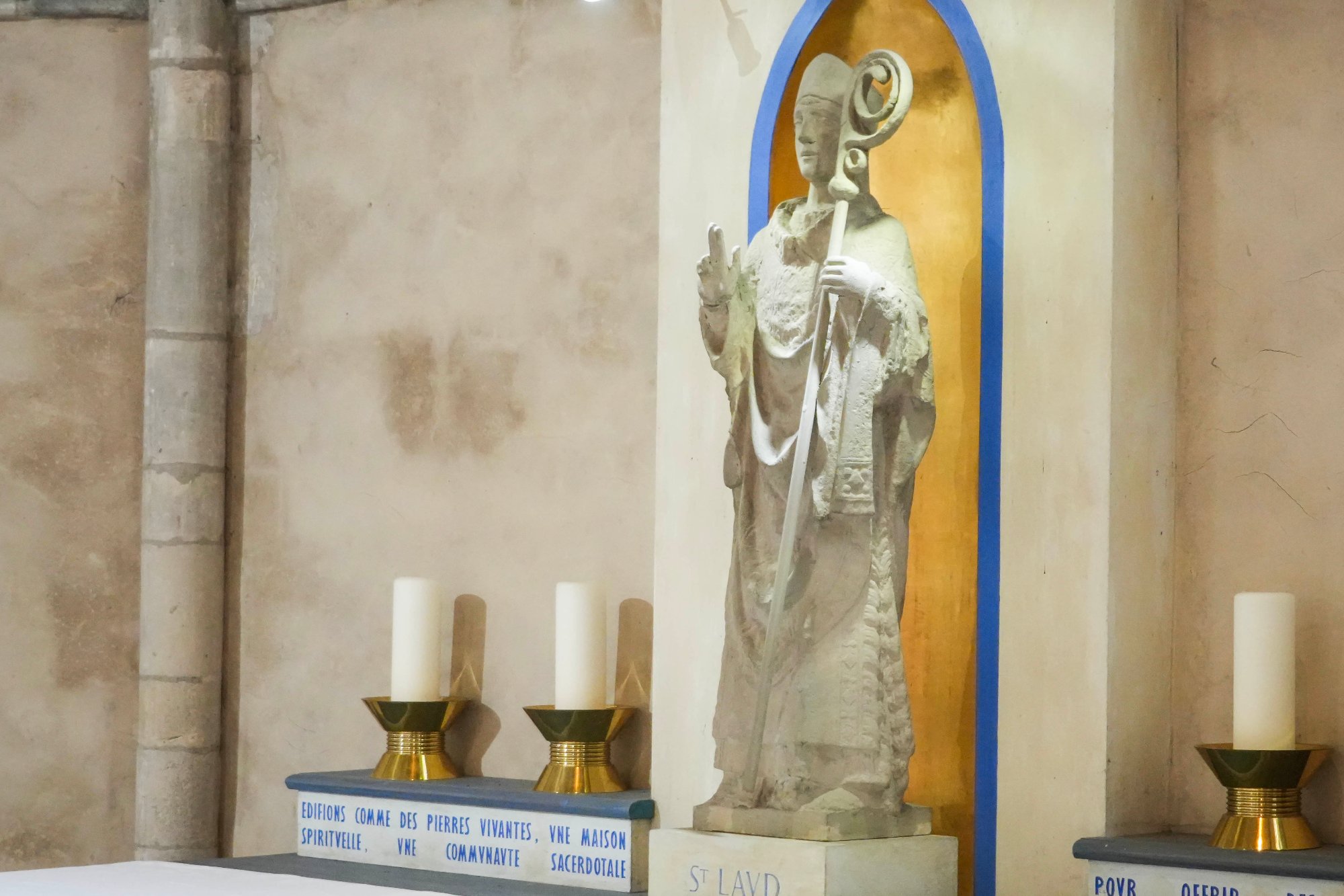Fête Saint Laud 2023 : statue de saint Laud 