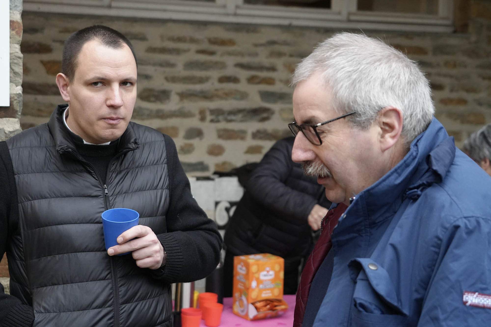 Briovère : accueil avec un café chaud 