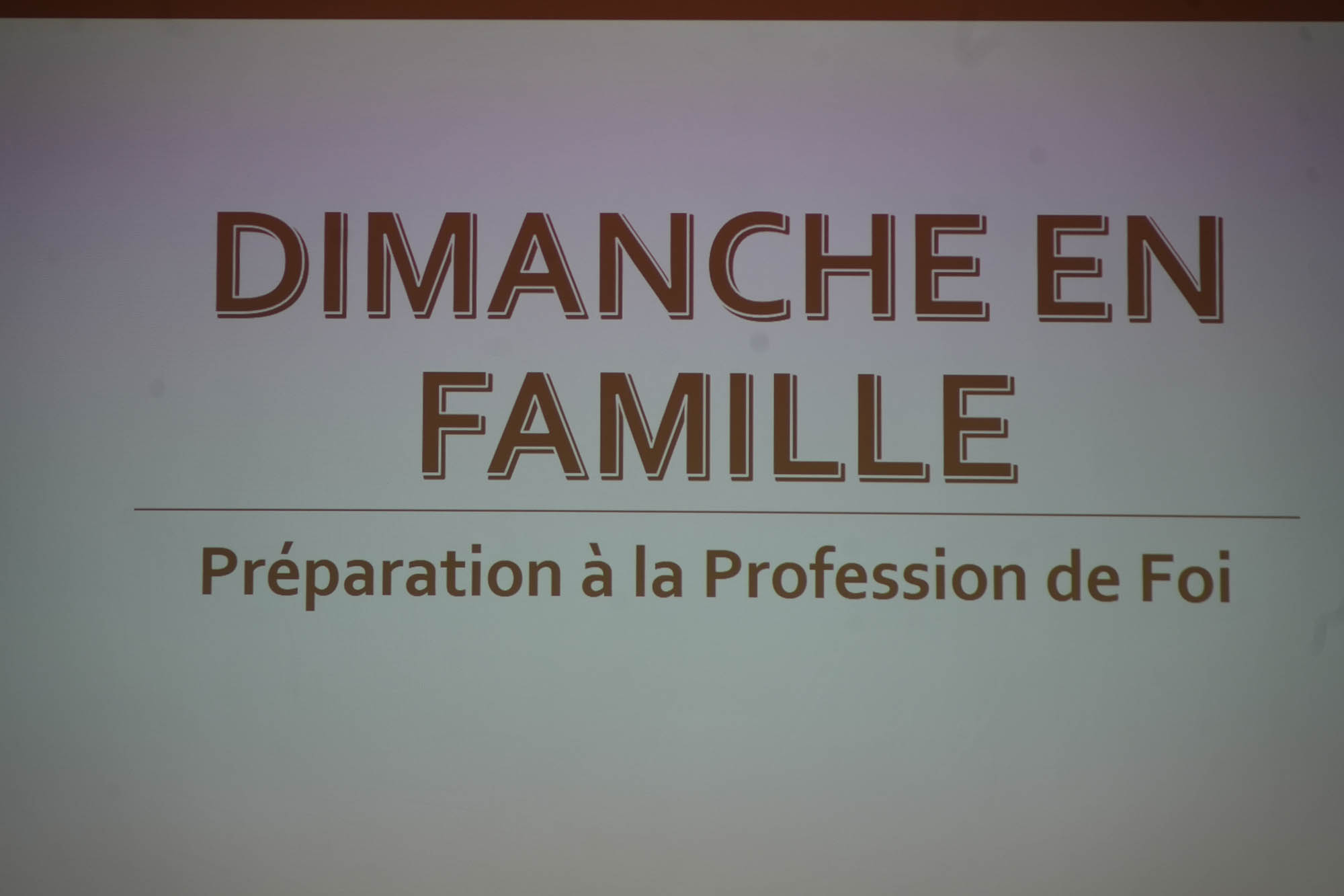 Briovère : le groupe profession de foi 