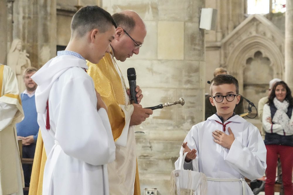 Fête Saint Laud 2023 : bénédiction des « Enfants de Marie » 